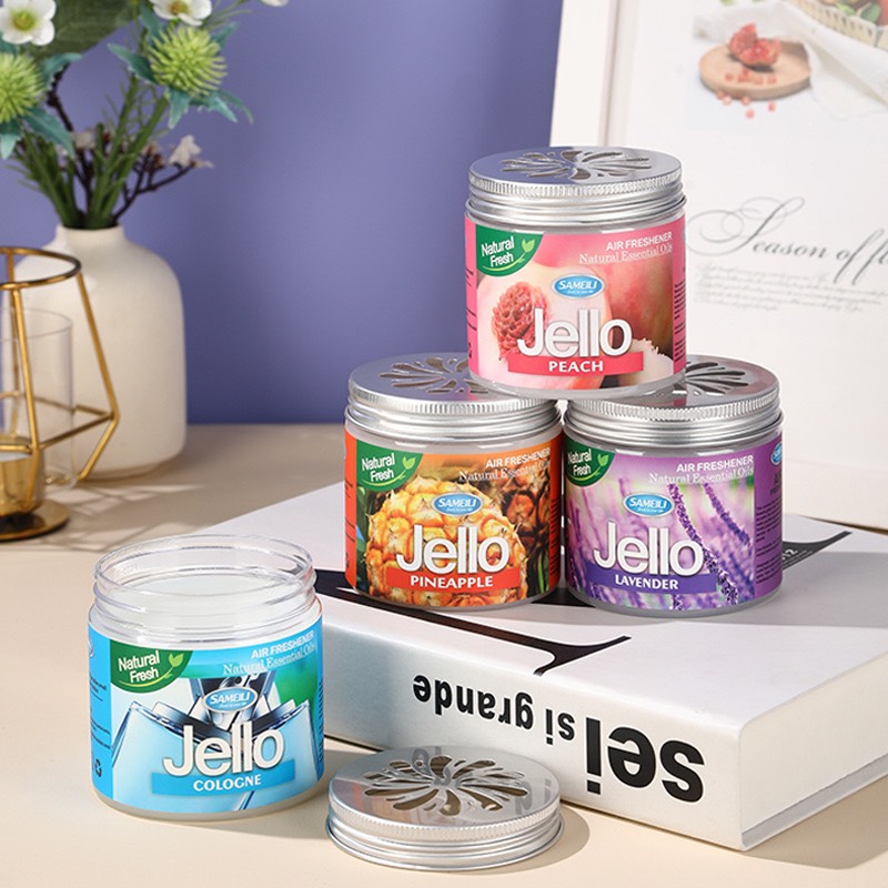 Jello air freshner/ Sáp thơm phòng khử mùi Jello/ Sáp thơm nhà vệ sinh/ Sáp thơm xe ô tô 220g