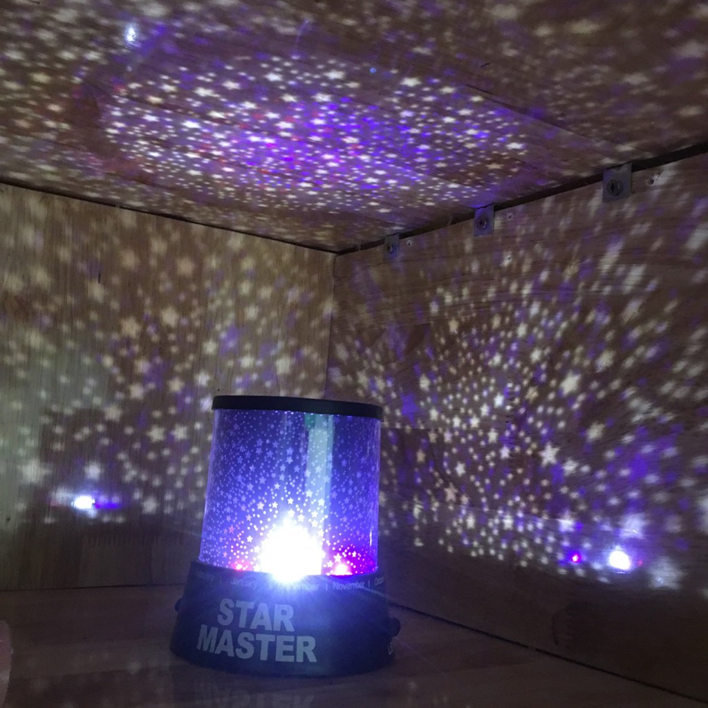 Đèn chiếu sao star master, đèn ngủ, đèn trang trí siêu dễ thương