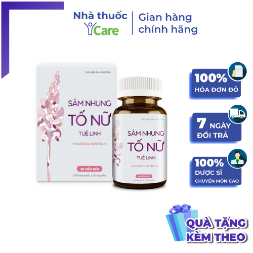Sâm nhung tố nữ tuệ linh lọ 30 viên bổ sung nội tiết, căng tràn sức xuân