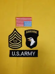 Sticker Logo Thêu Quần Áo Quân Đội Mỹ ( trọn bộ)