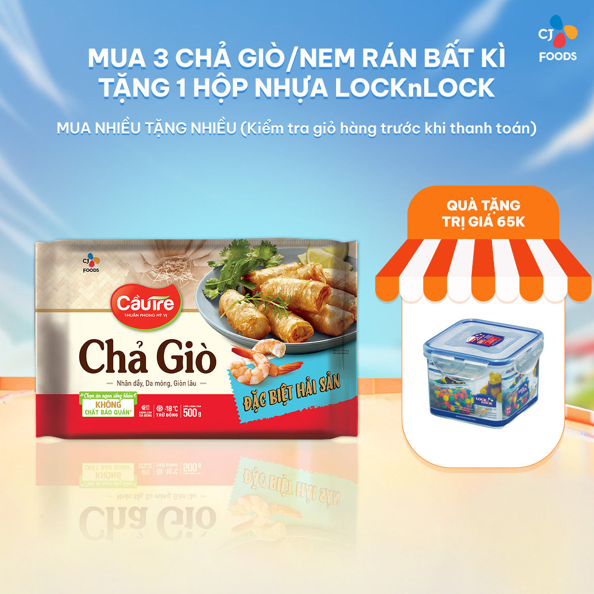 Chả giò đặc biệt cầu tre 500g