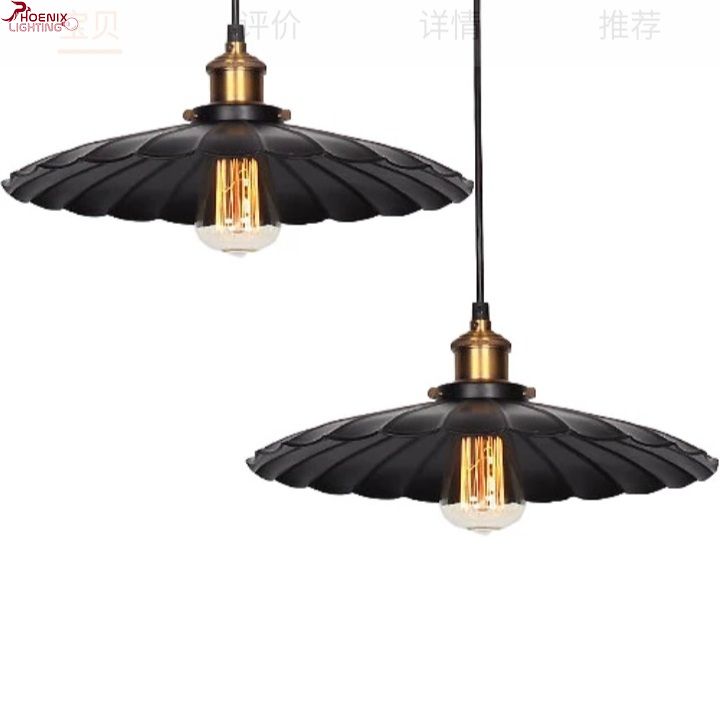 Đèn thả đuôi đồng trang trí hình bông hoa (Chưa gồm bóng)