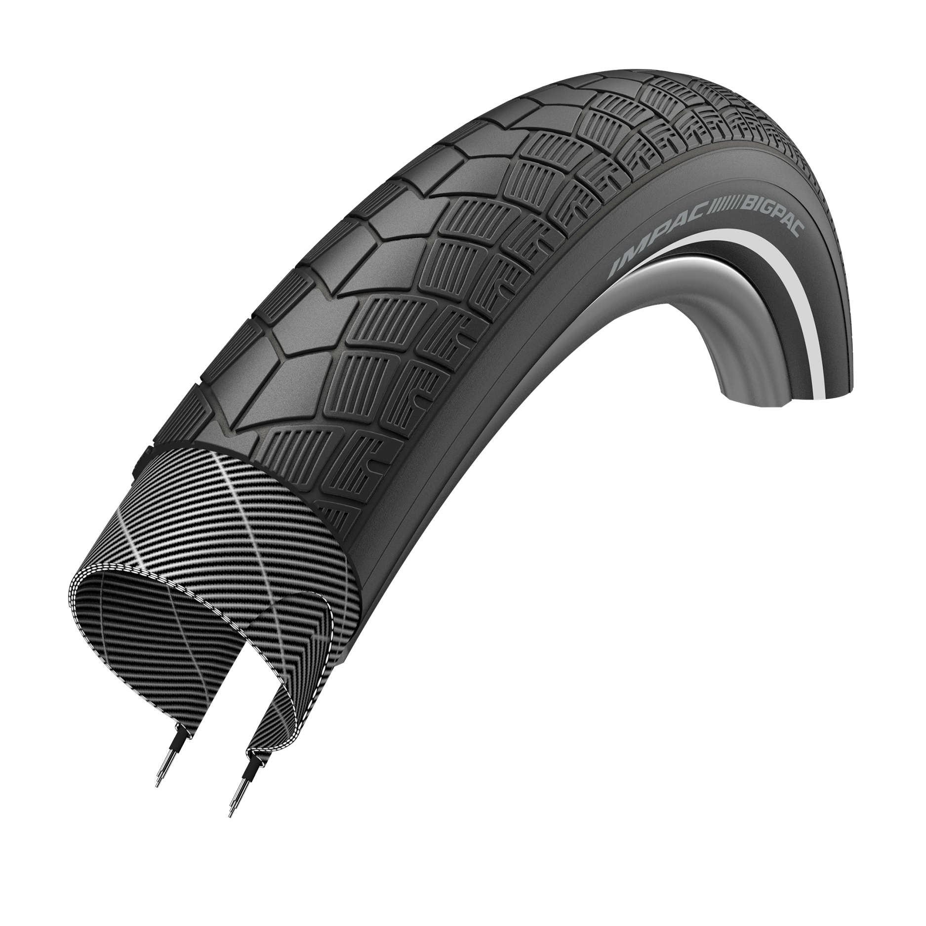 Vỏ/ Lốp xe đạp không gấp Impac Bigpac Tire 26  x 2.15(1 cái)