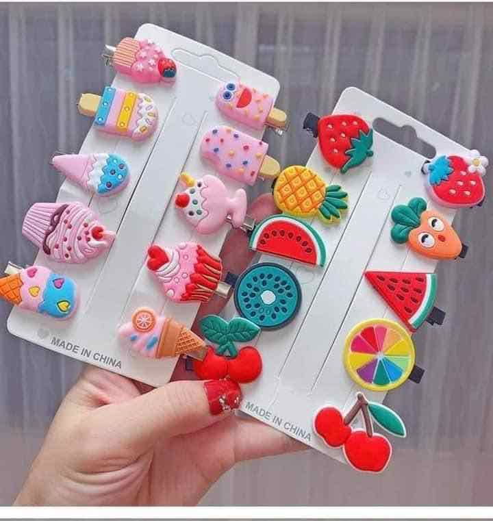 Set 10 kẹp tóc cho bé