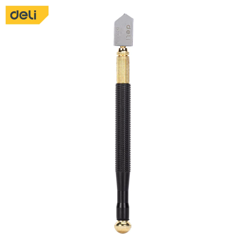 Dao Cắt Kính Deli 2701 178mm Bút Cắt Kiếng Hợp Kim Cao Cấp Chống Rỉ Sét Lưỡi Dao Sắc Bén Độ Dài Cắt Lên Đến 5000m