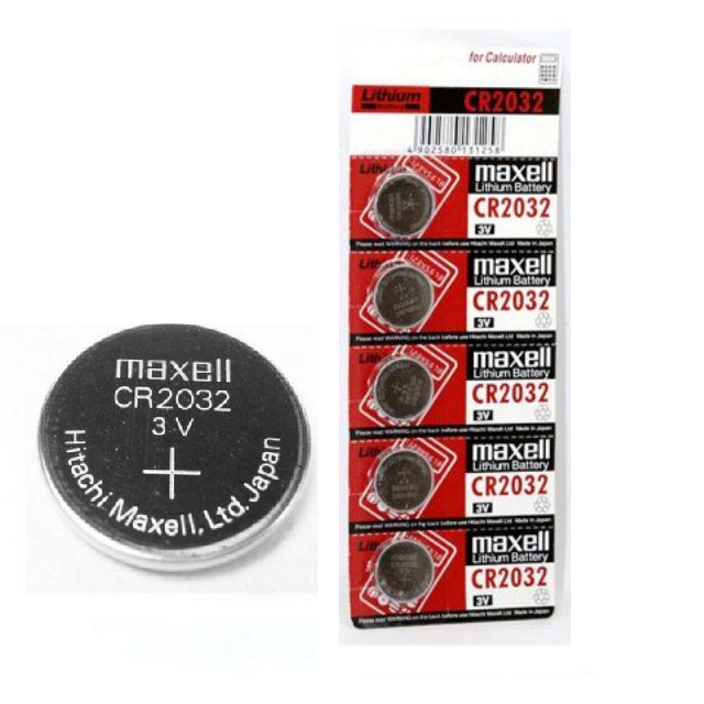 Pin CR2032 Maxell 3V Lithium vỉ gồm 5 viên