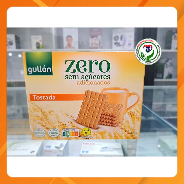 [HCM]Bánh quy Gullon Ăn kiêng không đường Tostada 400g