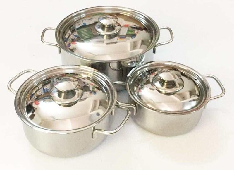 Bộ 3 nồi inox sharp dùng được cho bếp từ