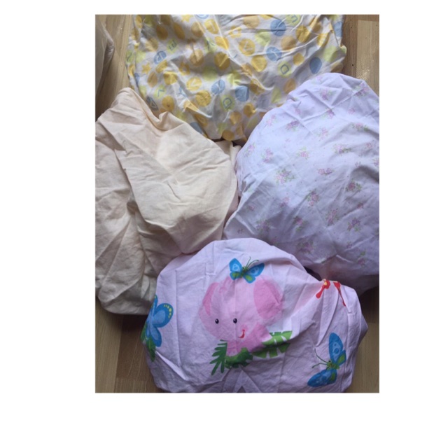Ga bọc đệm cũi cho bé ga cotton 100 hàng xk