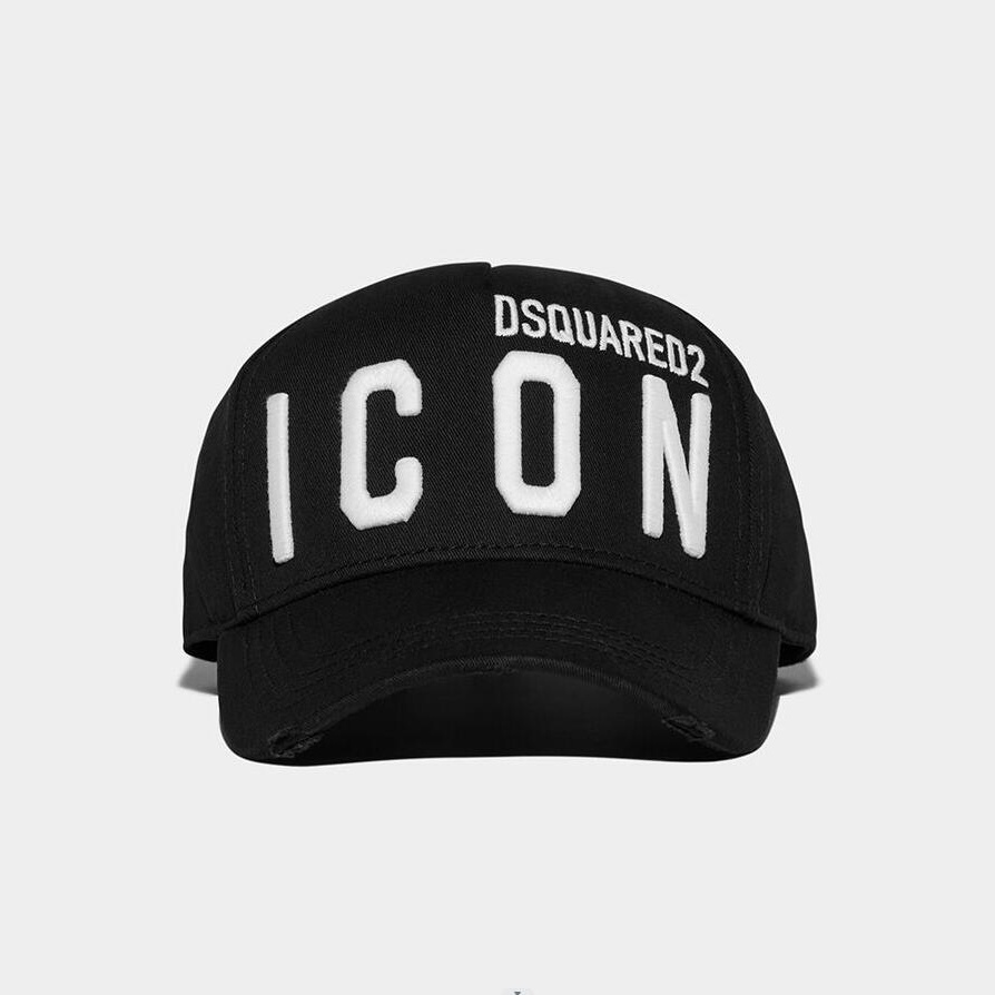 Newest Dsquared2 Icon Embroidered Distressed Baseball Cap nón kết nam mũ lưỡi trai nam nón lưỡi trai nam