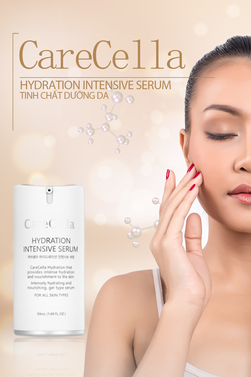 Tinh chất dưỡng da CareCella Hydration Intensive Serum 50ml sp Hàn Quốc