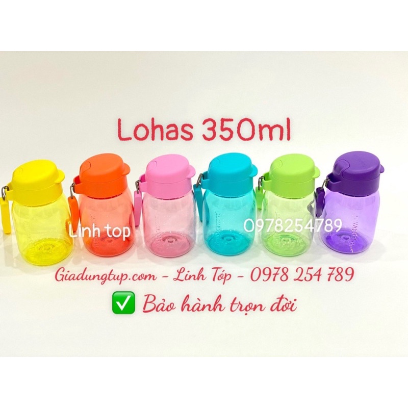 Bình nước lohas 350ml/eco 310ml bảo hành trọn đời Tupperware