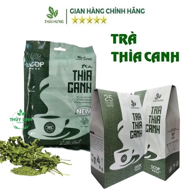 Trà Thìa canh Thái Hưng - Hạ và ổn định đường huyết, phòng ngừa biến chứng tiểu đường, hạ mỡ máu