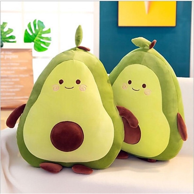 Gấu Bông quả bơ bơ ú tròn gối ôm bơ
