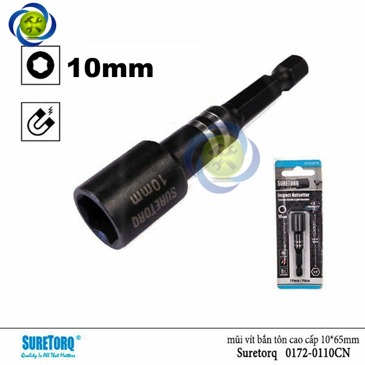 Đầu bắn tôn suretorq 0172-0110cn 10mm x 65mm