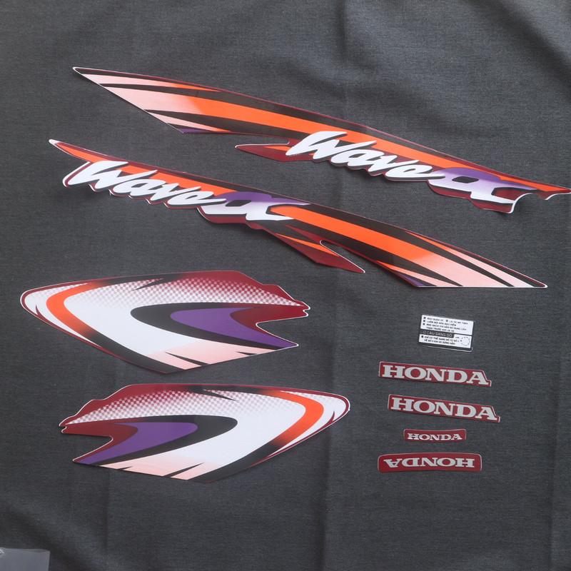 [HCM]TEM DÁN XE WAVE ANPHA MẨU NHỎ NHƯ CON THỎ ĐỜI 2003 FULL (MÀU ĐỎ TRẮNG)