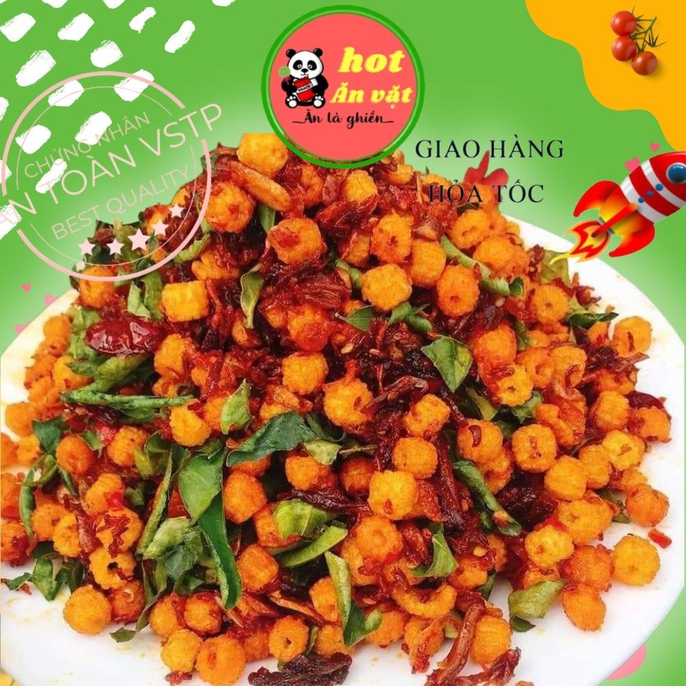 Nui bò lá chanh 350gr sấy khô giòn