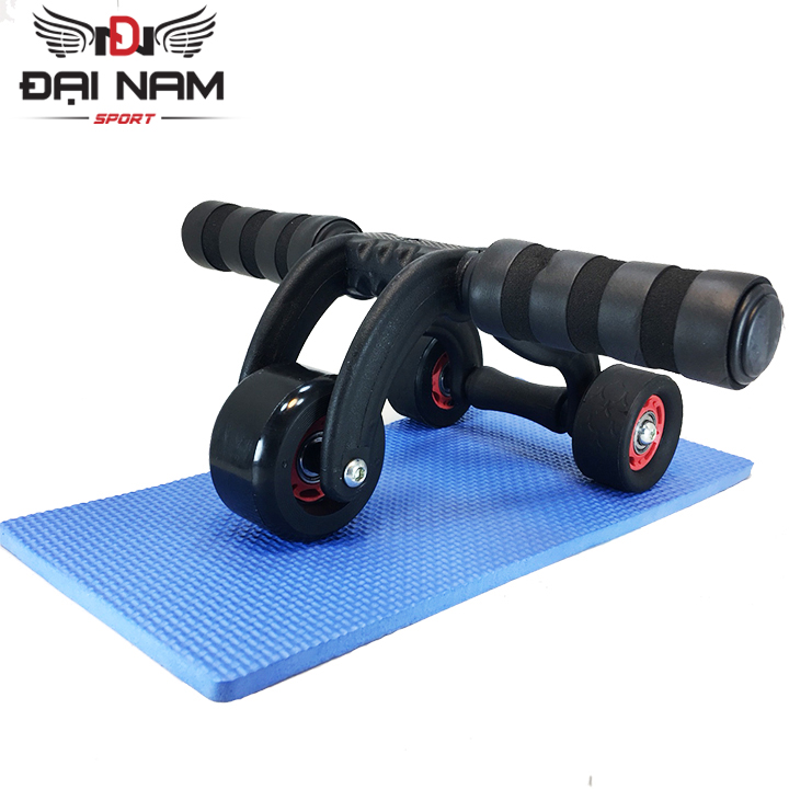 Con Lăn Tập Cơ Bụng 3 Bánh Đại Nam Sport Cỡ Lớn + Tặng Thảm Lót Đầu Gối