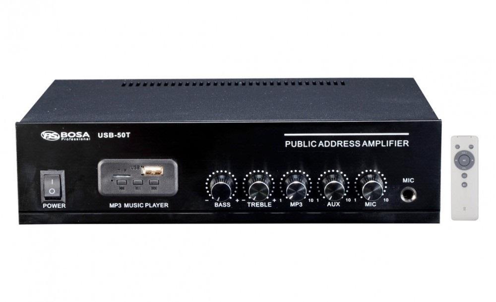 Amply liền mixer bosa usb-50t
