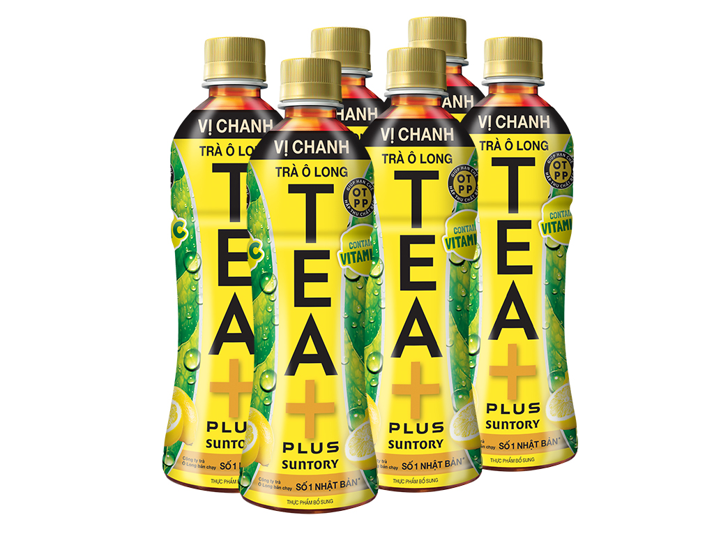 Lốc 6 trà ô long vị chanh tea+