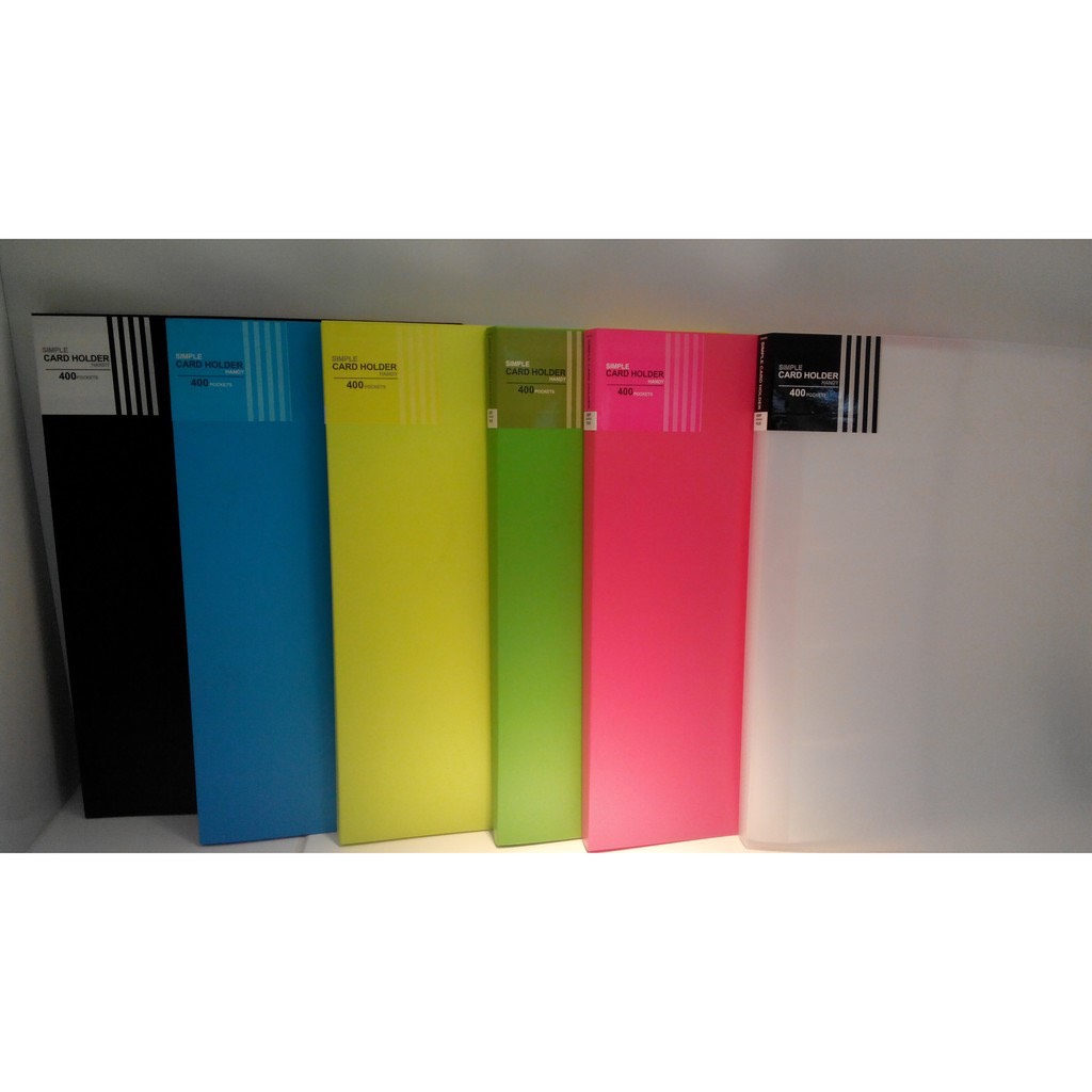 Sổ name card a4 plus 400/ 200 card bìa nhựa simple card holder handy