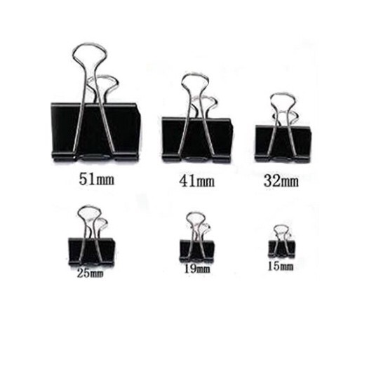 Kẹp sắt,Kẹp giấy đen,Kẹp tài liệu các cỡ