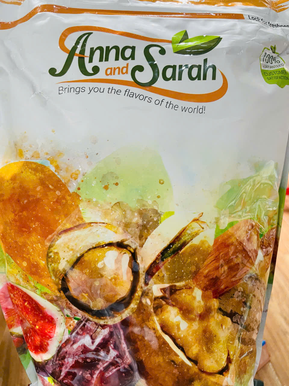 trái cây nhiệt đới sấy khô 2.270g,Anna and Sarah Tropical Dried Fruit Mix