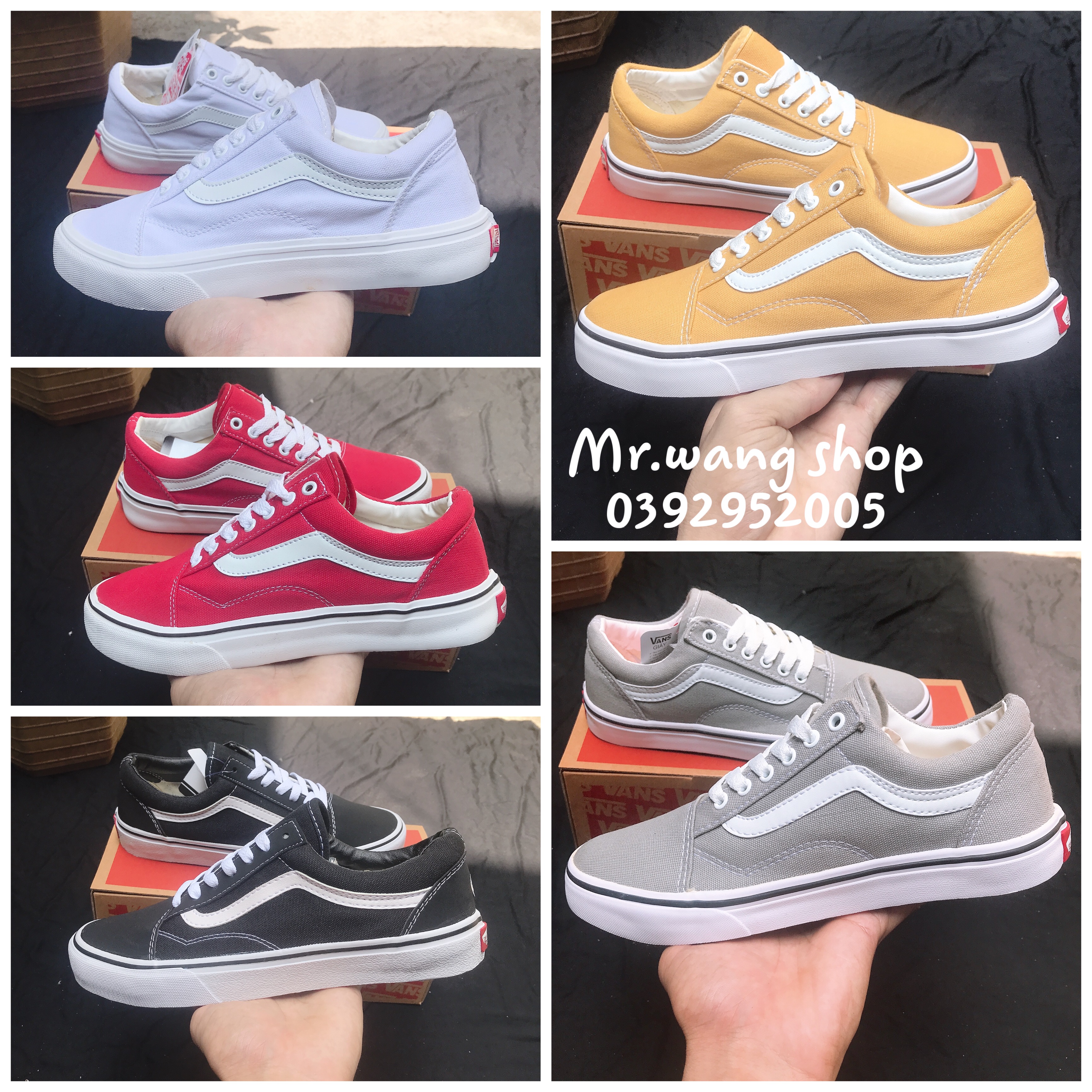 [Fullbox, Bill + Lọ tẩy trắng] Giày thể thao nam nữ Vans Old Skool full màu 36-43