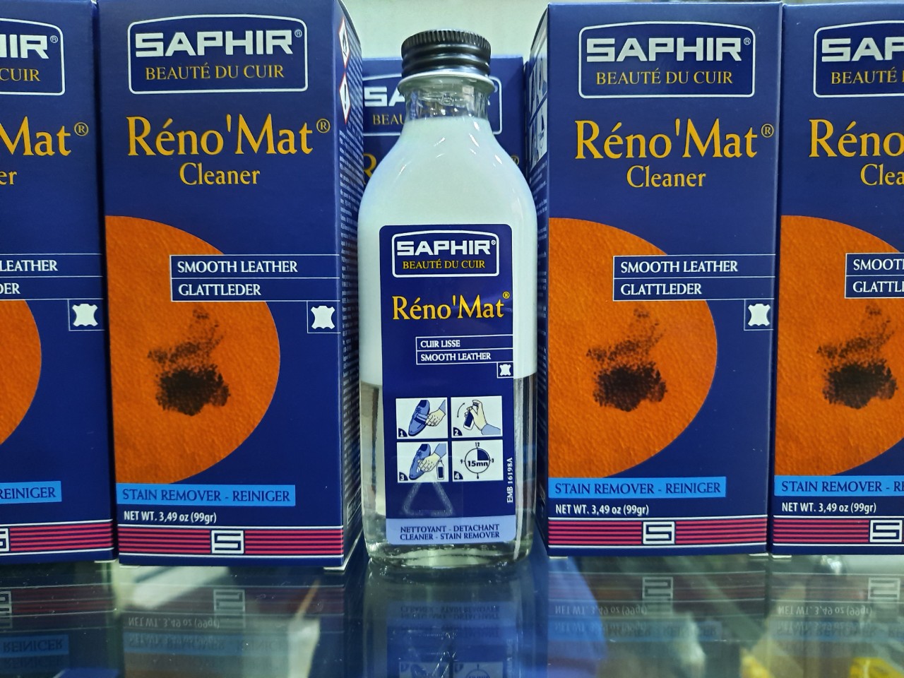 Dung dịch làm sạch bề mặt da chuyên dụng - Saphir Renomat