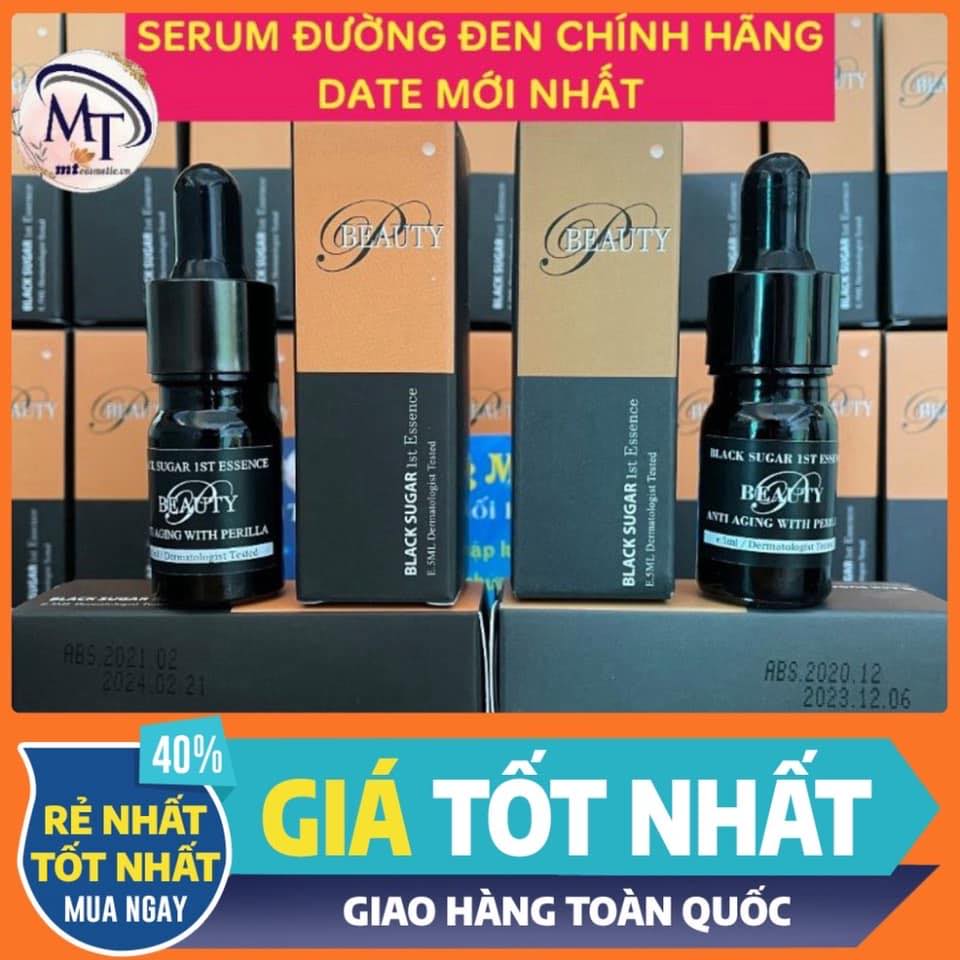 Tinh chất với da mụn Serum Black Sugar đường đen chính hãng