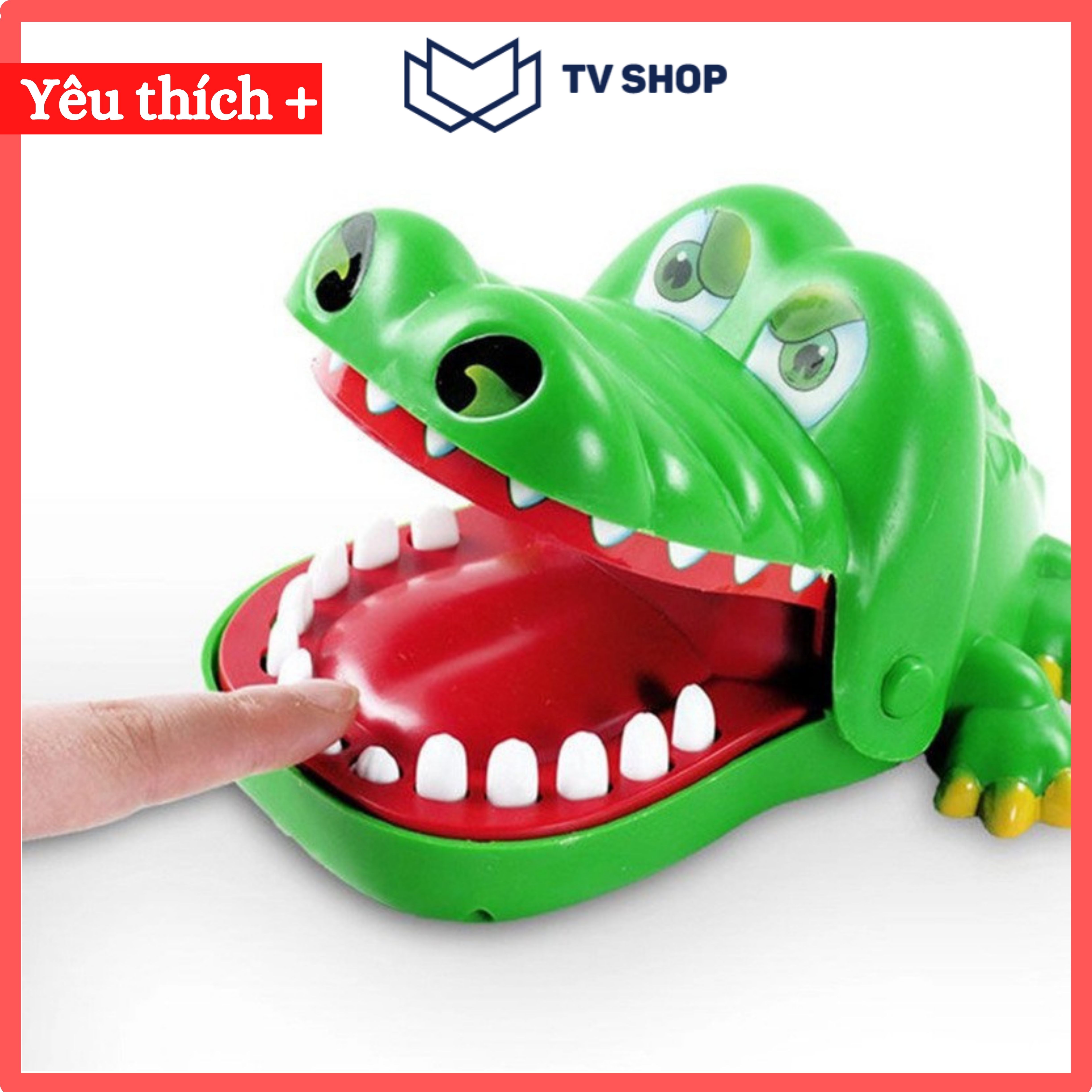 [Hoàn tiền 10%]Đồ chơi khám răng cá sấu, cá sấu cắn tay  chất lượng đỏi hỏi sự Nhanh Nhẹn, tạo sự Gắn Kết giữa bố mẹ và các con cực thích