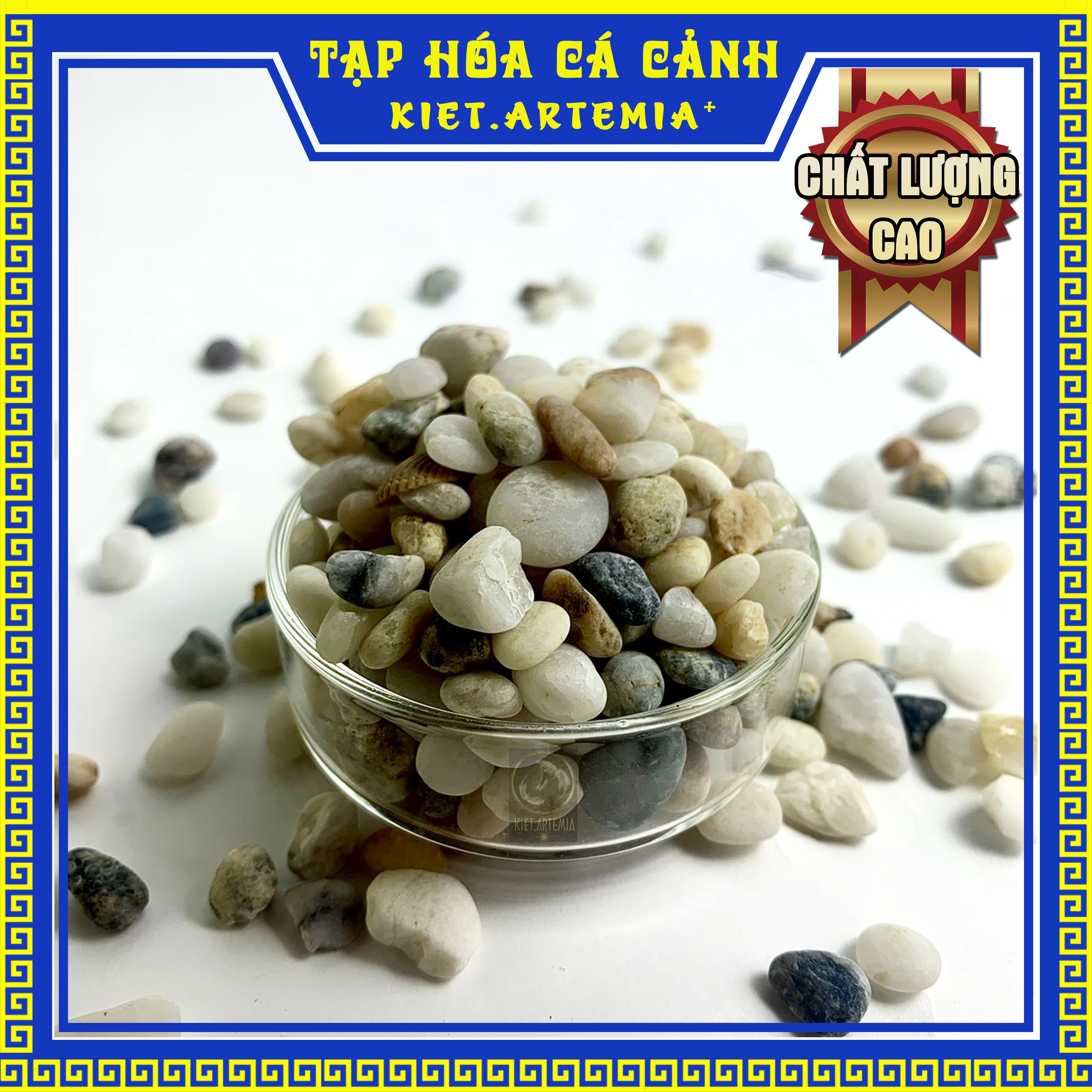 Sỏi trang trí bể cá, sỏi hồ cá, sỏi trang trí cây cảnh
