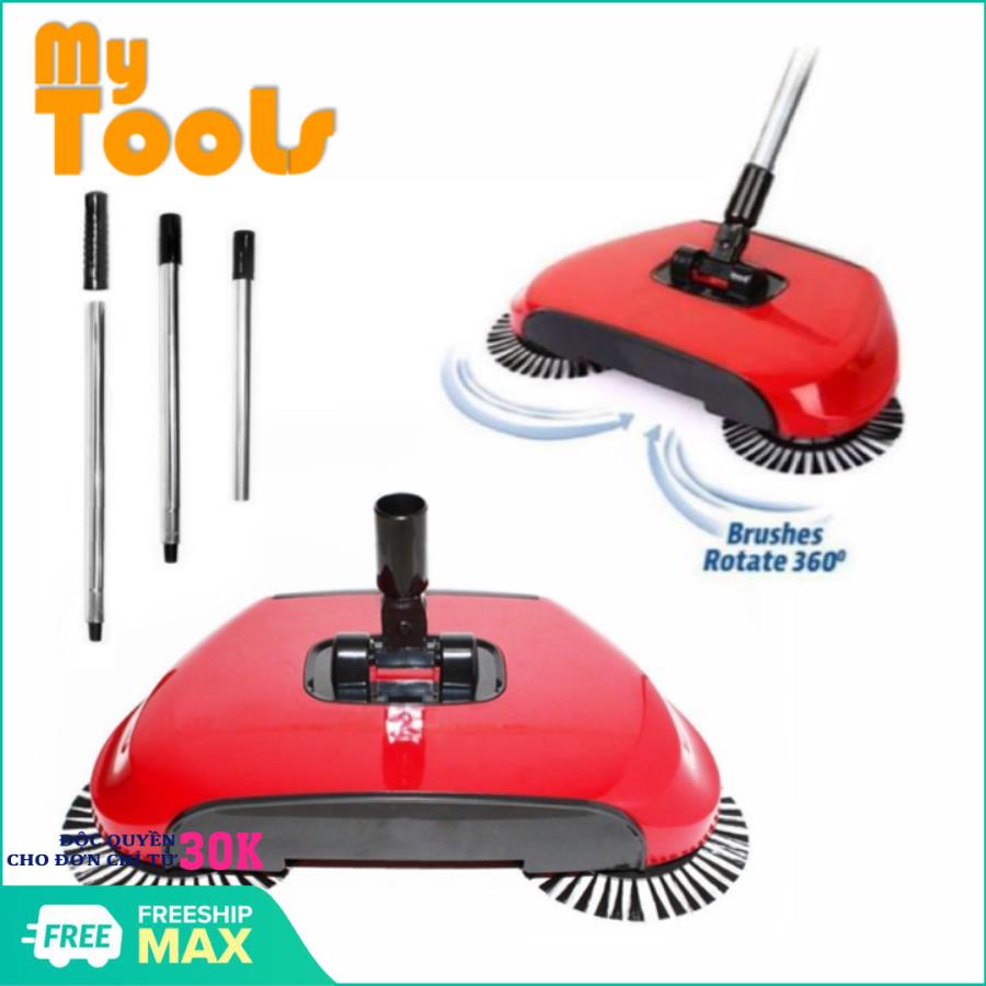 Chổi lau nhà hút bụi 360 độ tiện dụng /chổi quét nhà hút bụi tự động thông minh 360- Chổi lau nhà Thông Minh , Choi lau nha