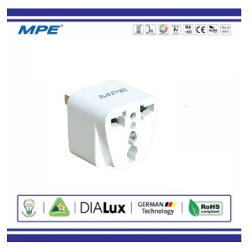 Ổ cắm du lịch mpe - ad1 / chân cắm dẹp