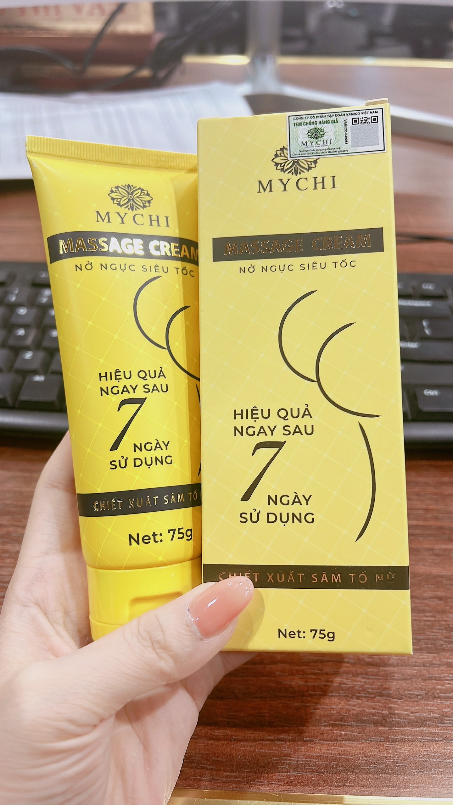 Kem nở ngực siêu tốc mychi