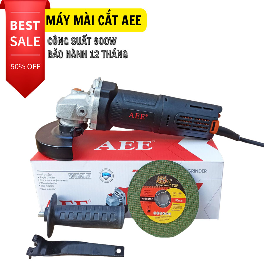 Máy mài cắt cầm tay AEE 1 tấc 900w Máy mài góc,cắt sắt ,cắt gạch, cắt gỗ cầm tay, ruột đồng 100% công nghệ nhật bản BH 12 tháng