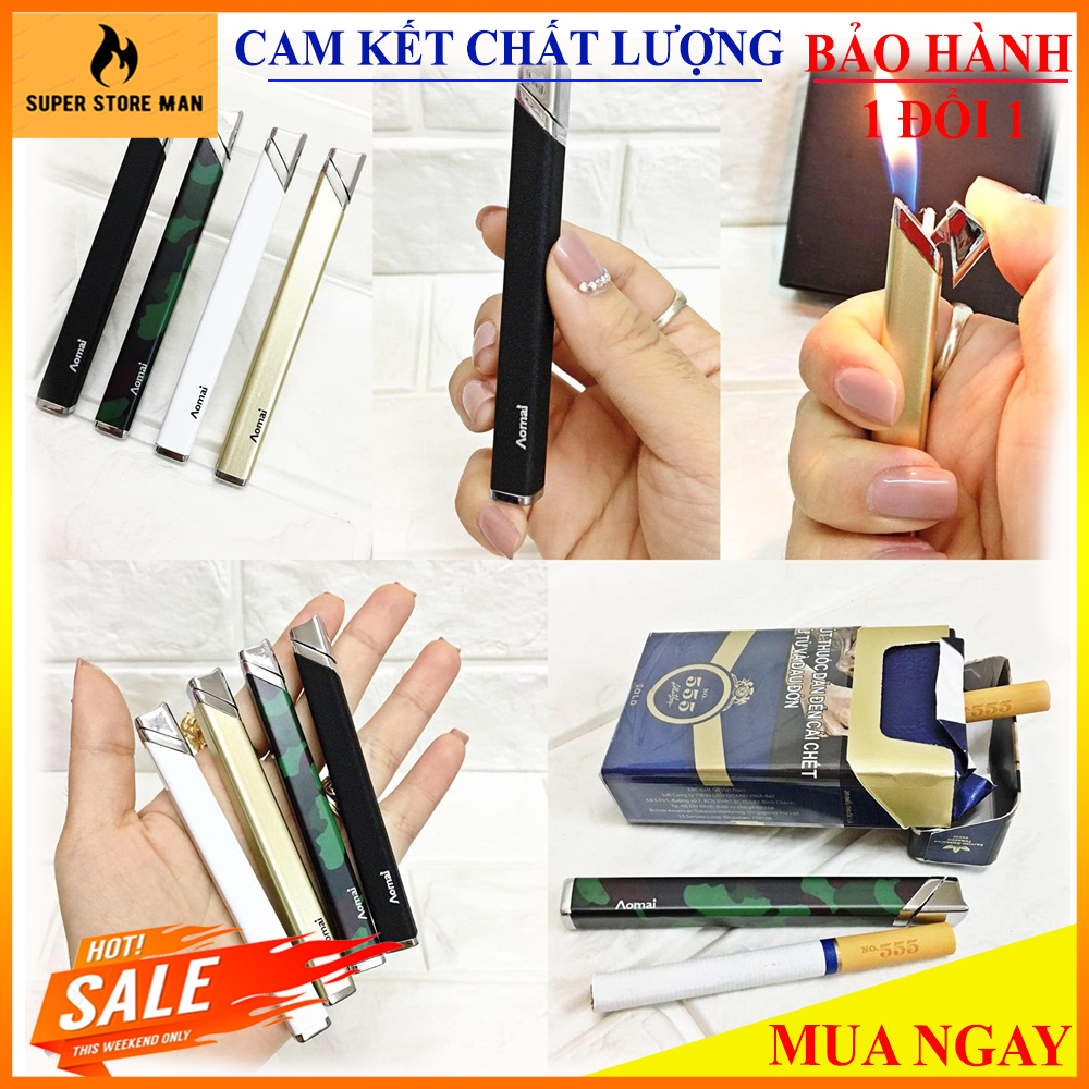 [HÀNG ĐỘC] – Bật Lửa, Hộp Quẹt Kim Loại Độc Lạ – Bật Lửa, Hộp Quẹt Siêu Nhỏ Gọn – Nhiều Màu Cực Đẹp -  Loại Tốt Giá Rẽ - Độc Đáo Cực Chất Dành Cho Ace - Aomai 264