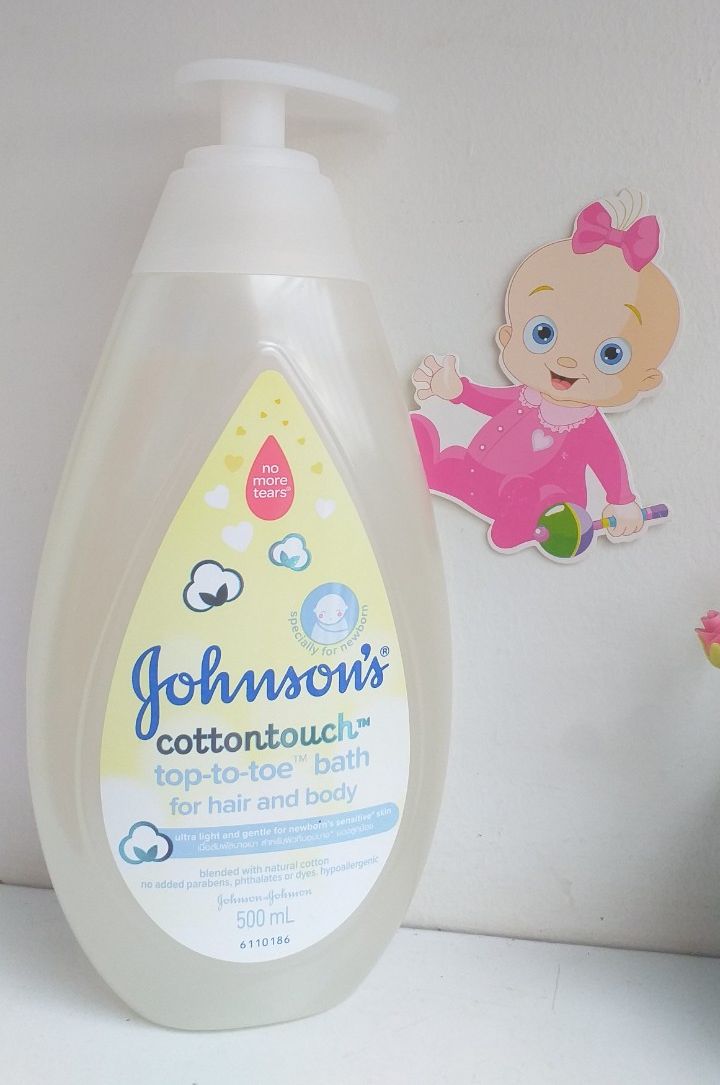 [HCM]  Tắm gội trắng Johnson's Top-To-Toe ( da nhạy cảm) 500ml Cho Bé - LeVyStore - TheGioiHangNhap