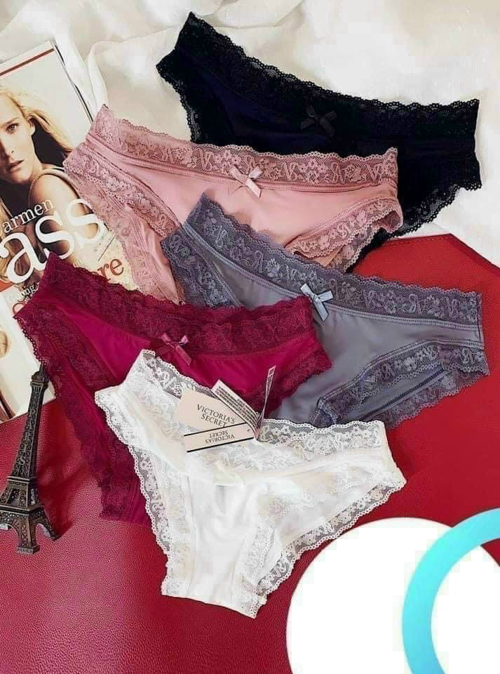 COMBO 8 Quần lót ren Victoria Secret Xuất Âu chất thun lạnh