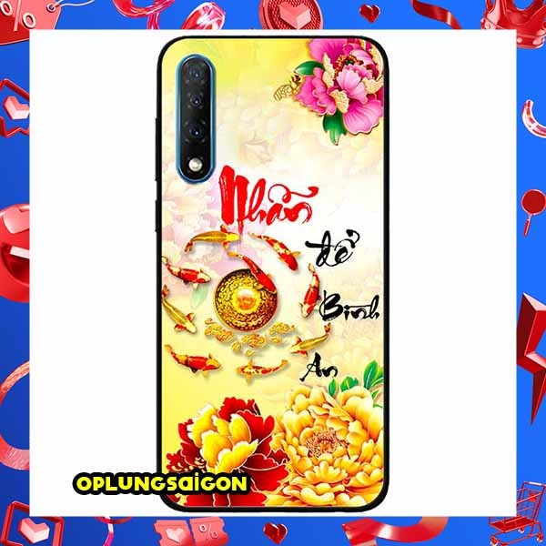Ốp lưng dành cho Vsmart Live mẫu Thư Pháp Nhẫn Bình An