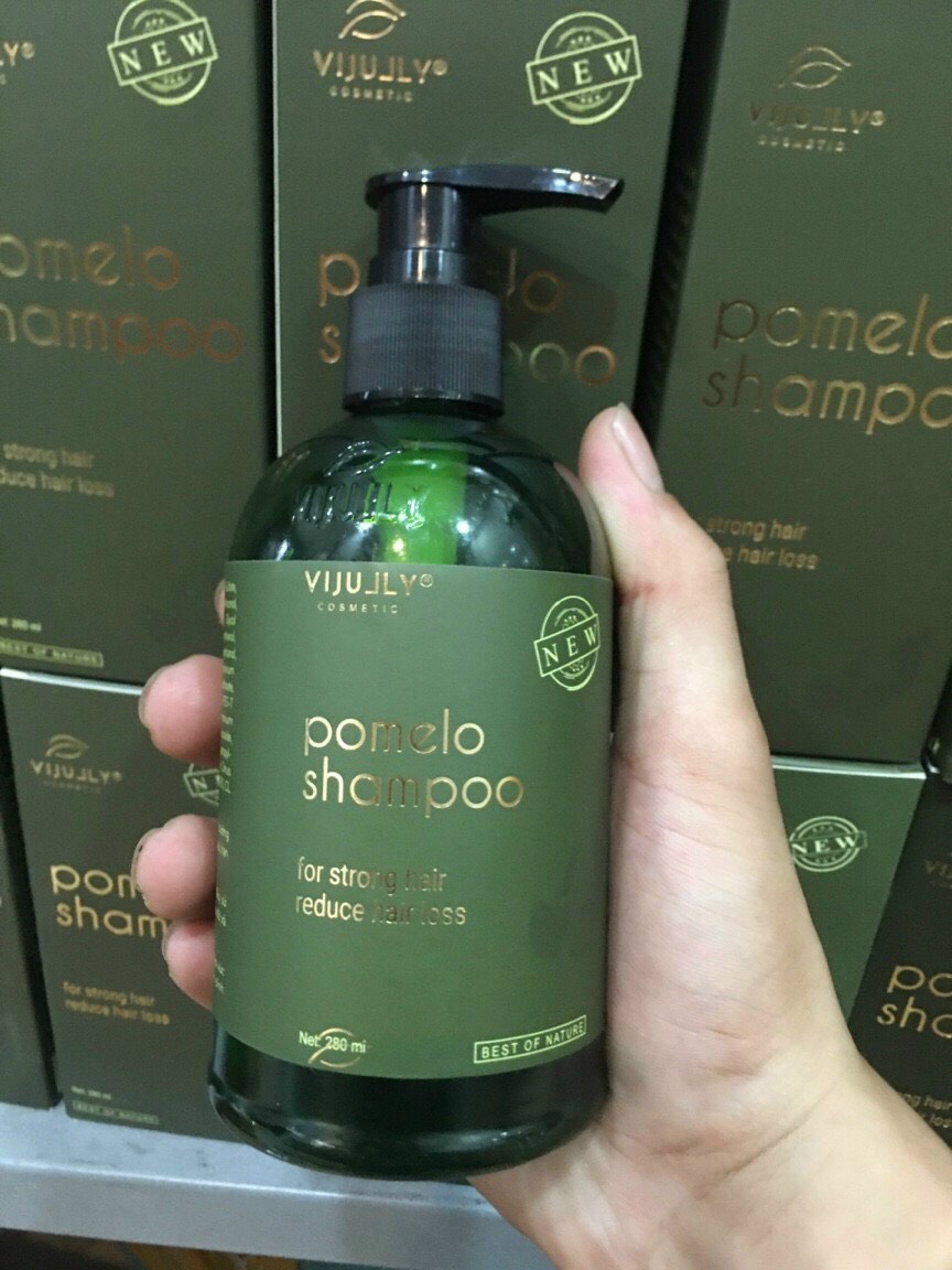 Chai dầu gội bưởi vi jully giảm rụng, làm tóc chắc khoẻ bồng bềnh, kích mọc tóc 300ml