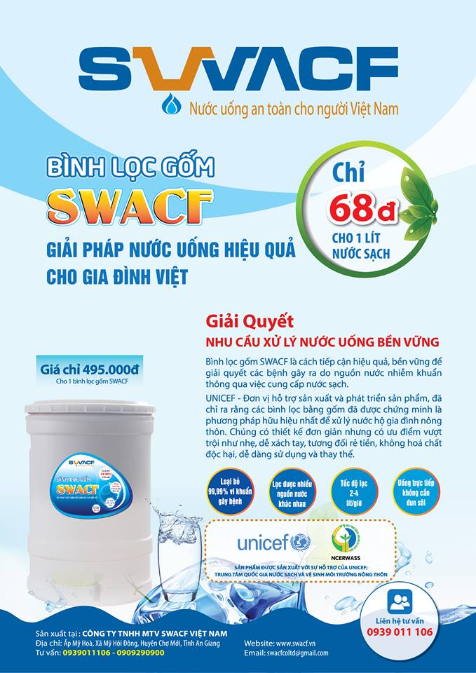 Bình lọc nước, SWACF 20L