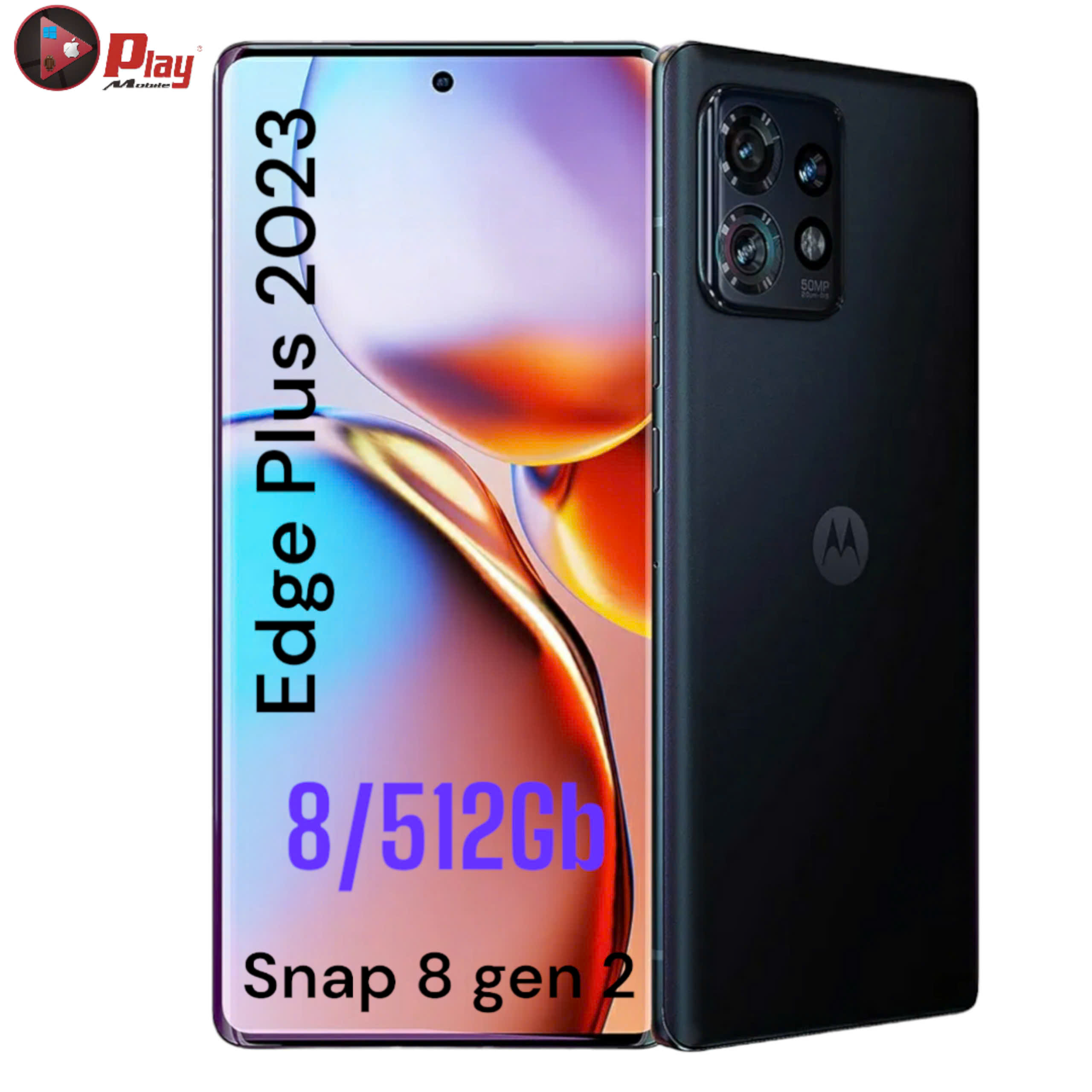 Motorola edge plus 2023 (edge 40 pro) Snapdragon 8 Gen 2 5G 8g/512GB-165Hz OLED display