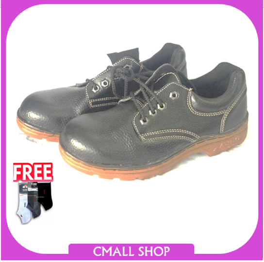 Giầy ABC bảo hộ mũi thép đế kếp siêu bền - Loại xịn - Tặng Tất Nano Khử Mùi Kháng Khuẩn