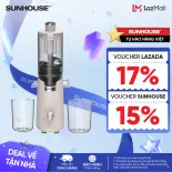 Máy ép chậm Sunhouse SHD5504 - Tích hợp làm kem, lưỡi dao cắt tự động - Cối lọc 2 tầng dễ tháo -Ép Trái Cây Nguyên Quả