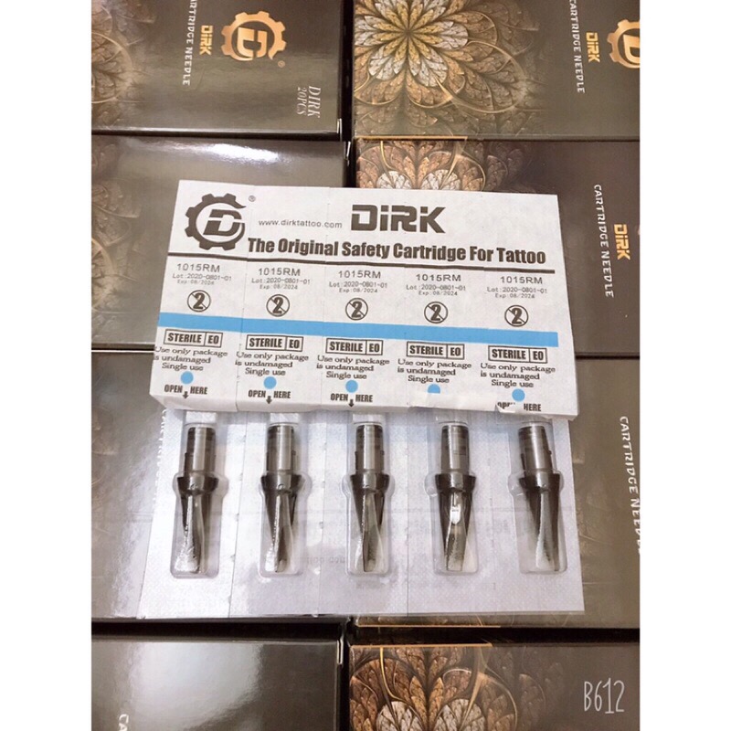 Combo 10 chiếc kim máy pen dirk màu đen các size