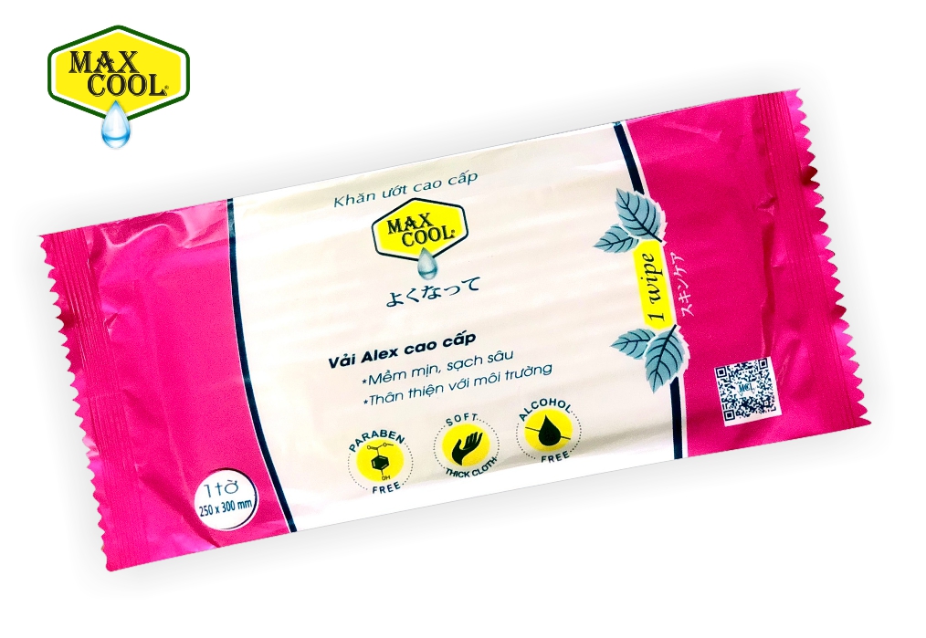 Combo 100 cái khăn lạnh 1 tờ cao cấp max cool 25x30cm - dùng cho nhà hàng, quán ăn, du lịch ...