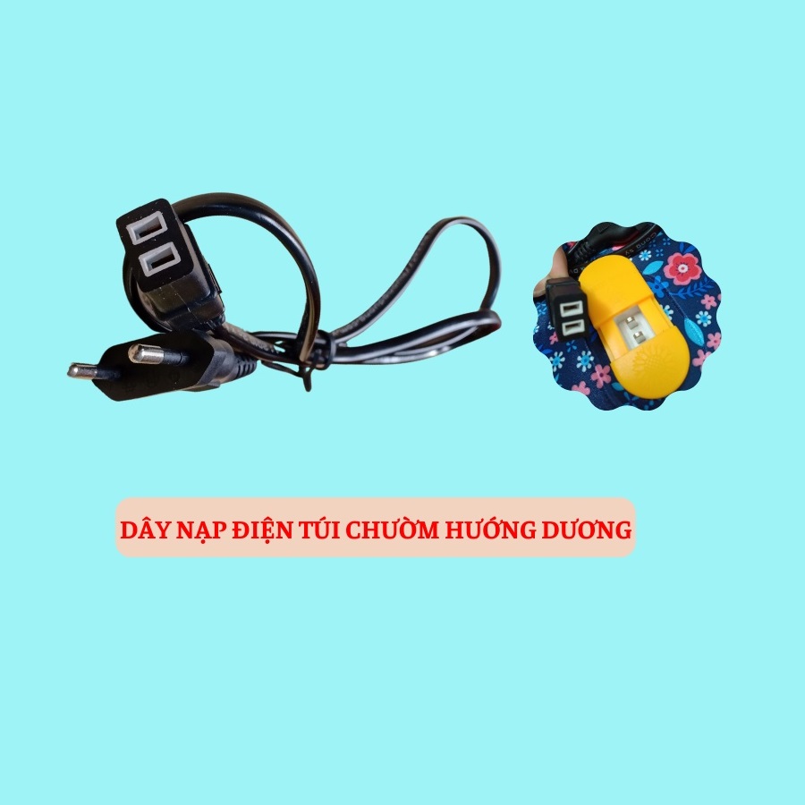 [HCM]Dây Sạc dùng cho Túi Chườm nóng lạnh Hướng Dương