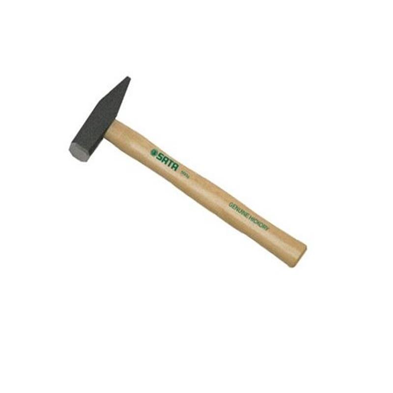 Búa cơ khí cán gỗ 200g đầu búa bằng thép carbon tay cầm bằng gỗ hickory bền 92401 sata