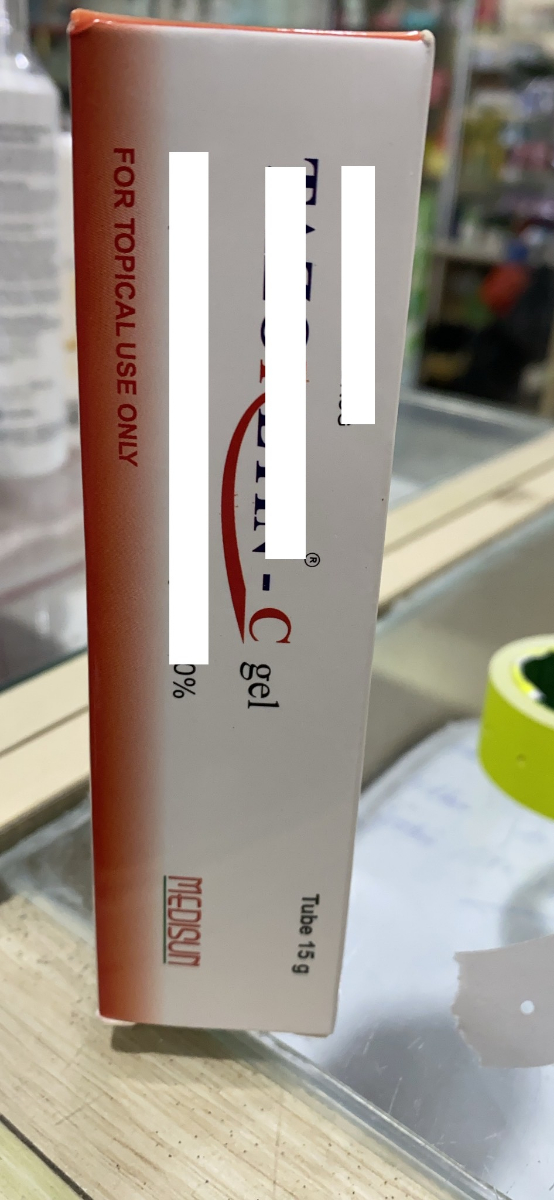 Gel bôi tr mụn taz0retin -c gel